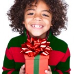 Kid-holding-present