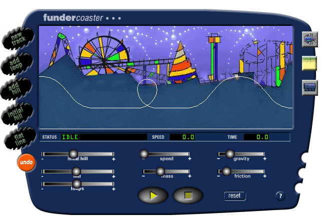 Roller Coaster Game Fun Simulation Funderstanding: Education, Curriculum and Learning Resources